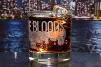 Load image into Gallery viewer, BLUE BLOODS Etched Rocks Glass 11 oz, Officially Licensed, Premium Quality, Handcrafted Glassware

