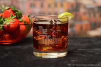 Load image into Gallery viewer, The Godfather Movie Etched Rocks Whiskey Glass 11 oz. Set of 4
