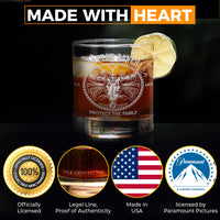 Load image into Gallery viewer, YELLOWSTONE DUTTON RANCH Etched Rocks Glass, 11 oz
