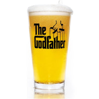 Load image into Gallery viewer, The Godfather Printed Pint Beer Glass 16oz.
