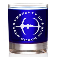 Load image into Gallery viewer, Star Trek: Deep Space Nine “Property Of Deep Space Nine” Etched Rocks Glass
