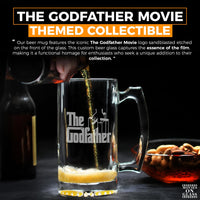 Load image into Gallery viewer, The Godfather Etched Beer Mug 25 oz.
