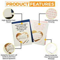 Load image into Gallery viewer, Movies On Glass Will You Be My Godparents - Invitation Scratch Off Cards - Set of 2 - Perfect Godmother &amp; Godfather Proposal for Godparents
