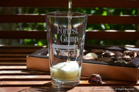 Load image into Gallery viewer, Forrest Gump Etched Pint Glass, 16 oz Beer Glass | Premium Quality, Handcrafted Glassware

