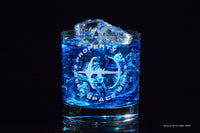 Load image into Gallery viewer, STAR TREK Property of Deep Space Nine Etched Rocks Whiskey Glass, 11oz. Set of 4

