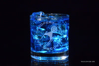 Load image into Gallery viewer, STAR TREK Property of Discovery Etched Rocks Whiskey Glass, 11oz. Set of 4
