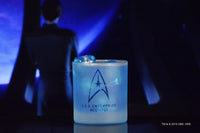 Load image into Gallery viewer, STAR TREK The Original Series Command Badge Etched Rocks Whiskey Glass, 11oz Set of 4
