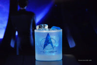 Load image into Gallery viewer, STAR TREK The Next Generation Command Badge Etched Rocks Whiskey Glass, 11oz Set of 4

