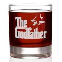 Load image into Gallery viewer, The Godfather Movie Etched Rocks Whiskey Glass 11 oz.
