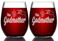 Load image into Gallery viewer, Godmother Wine Glass
