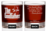Load image into Gallery viewer, The Godfather Movie Rocks Glass with Quotes

