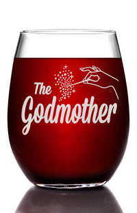Load image into Gallery viewer, Godmother Wine Glass
