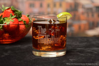 Load image into Gallery viewer, The Godfather Movie Etched Rocks Whiskey Glass 11 oz.
