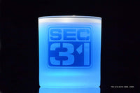 Load image into Gallery viewer, STAR TREK Section 31 Etched Rocks Whiskey Glass, 11oz
