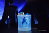 Load image into Gallery viewer, STAR TREK The Next Generation Command Badge Etched Rocks Whiskey Glass
