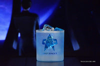 Load image into Gallery viewer, STAR TREK Deep Space 9 Command Badge Etched Rocks Whiskey Glass
