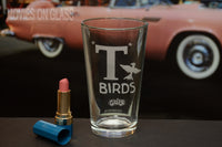 Load image into Gallery viewer, Grease T-Birds Etched Pint Beer Glass
