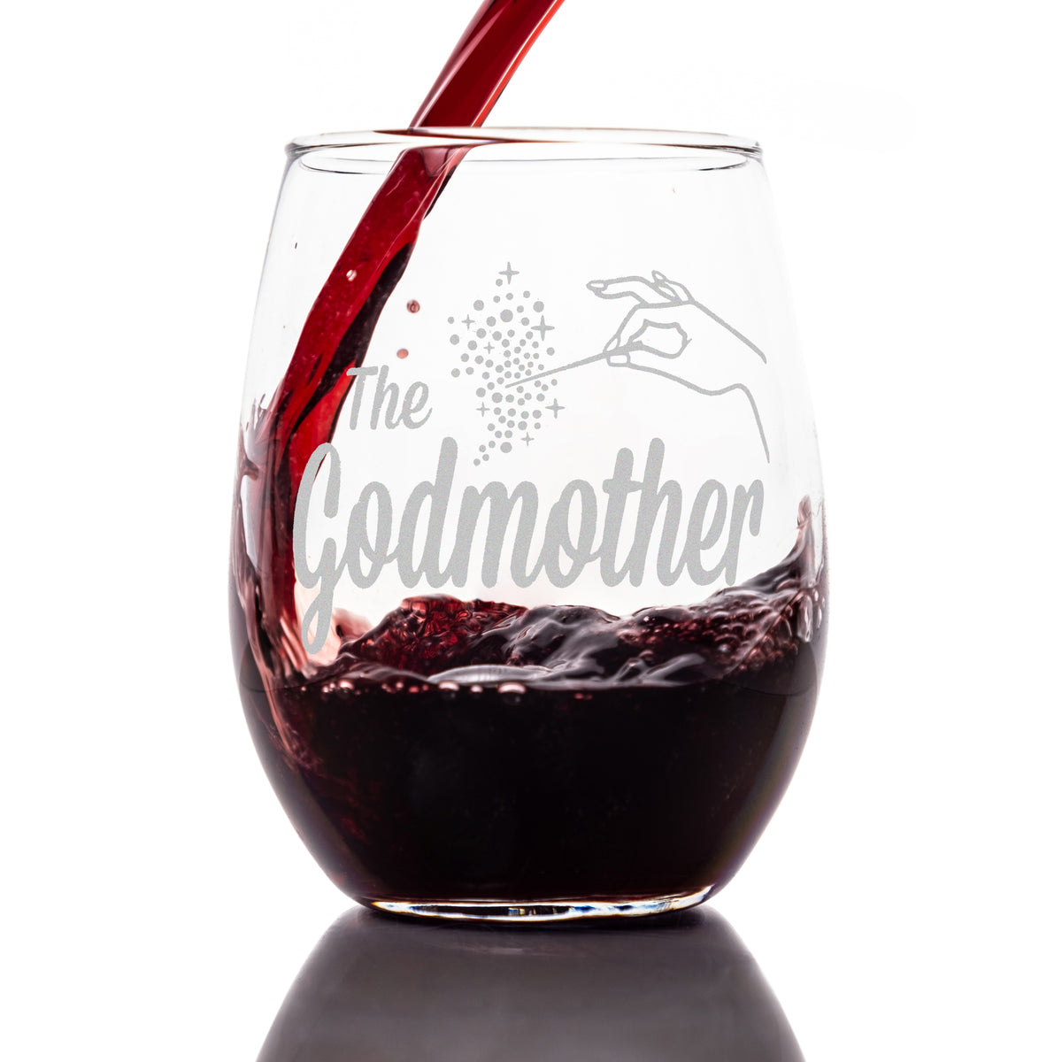 Godmother Wine Glass
