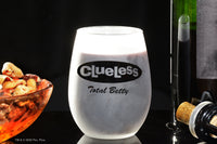 Load image into Gallery viewer, Clueless Total Betty Frosted Stemless Wine Glass
