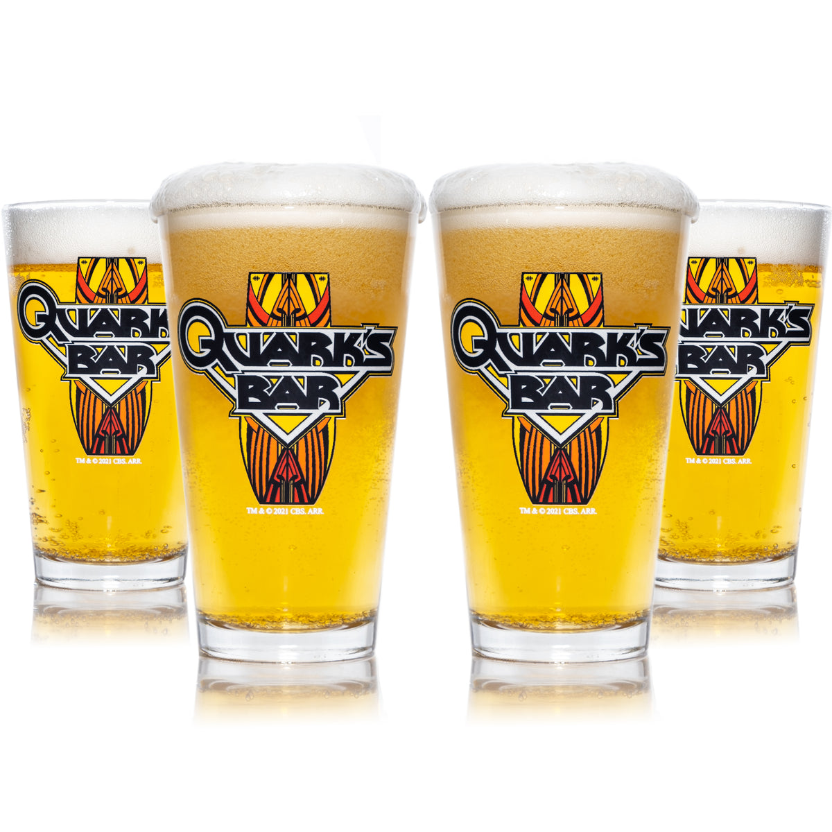 Star Trek: Deep Space Nine Quark’s Bar Set Of Four Pint Glasses