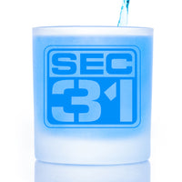 Load image into Gallery viewer, STAR TREK Section 31 Etched Rocks Whiskey Glass, 11oz
