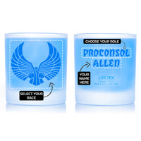 Load image into Gallery viewer, STAR TREK Alien Race Rocks Whiskey Glass w/Your Personalized Text

