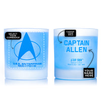 Load image into Gallery viewer, STAR TREK Personalized Command Badge Whiskey Glass, 11oz
