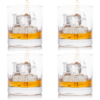 Load image into Gallery viewer, The Godfather Movie Rocks Glass Set Of Four With Four Unique Godfather Movie Quotes Officially Licensed
