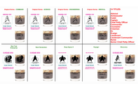 Load image into Gallery viewer, STAR TREK Personalized Command Badge Whiskey Glass, 11oz
